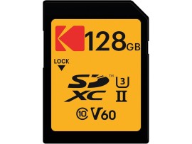 KODAK SD UHS-II U3 V60 128GB Card  180/150